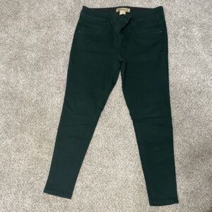 Women’s Forest Green Skinny Jeans